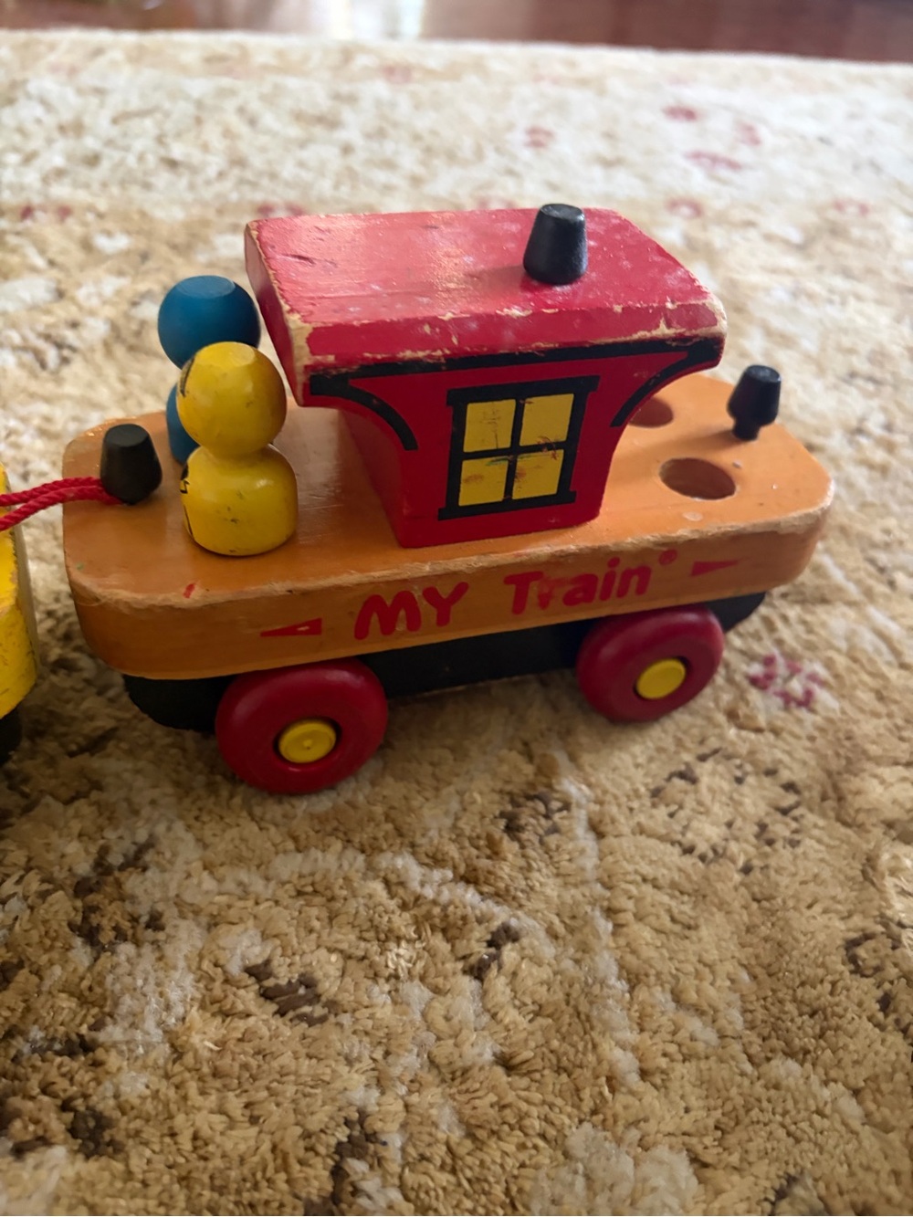 The Montgomery Schoolhouse Inc. Vermont My Train wooden set with pieces - Picture 14 of 16